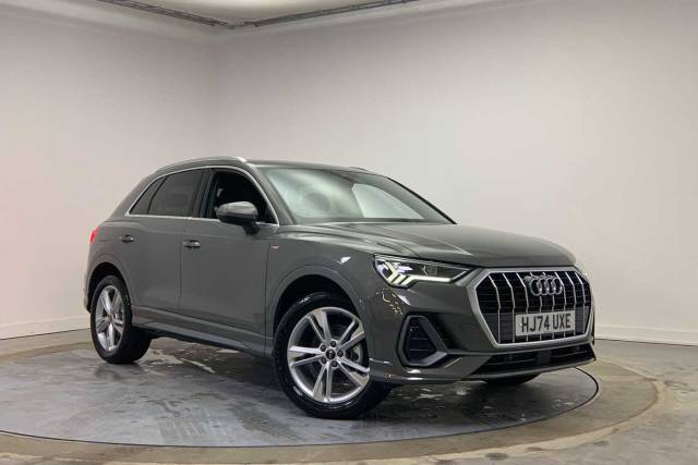 Audi Q3 1.5 S line 35 TFSI  150 PS 6-speed 4x4 vehicle Petrol Chronos grey, metallic