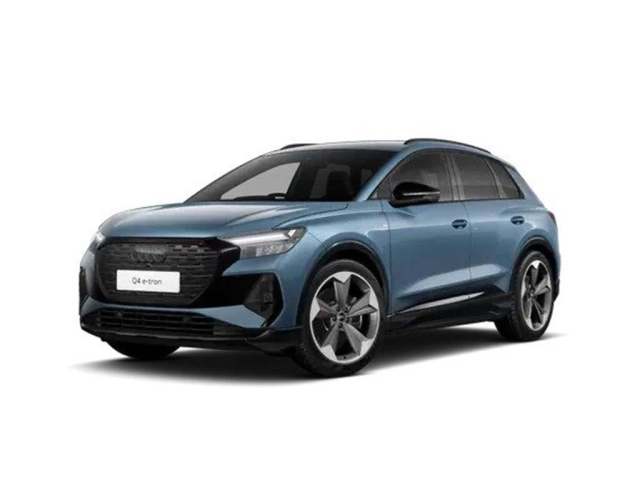 Audi Q4 e-tron AUDI Q4 Black Edition 55 e-tron quattro 250,00 kW SUV Electric Geyser blue, metallic