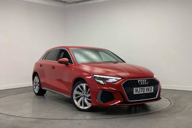 Audi A3 Sportback 1.5 S line 35 TFSI  150 PS 6-speed Hatchback Petrol Tango Red Metallic