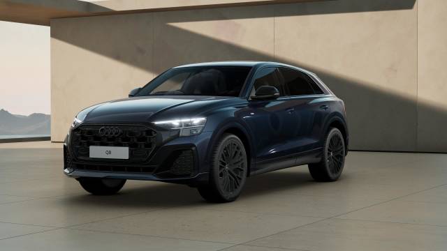 Audi Q8 AUDI Q8 SUV Black Edition 50 TDI quattro 286 PS tiptronic SUV Diesel Waitomo blue, metallic